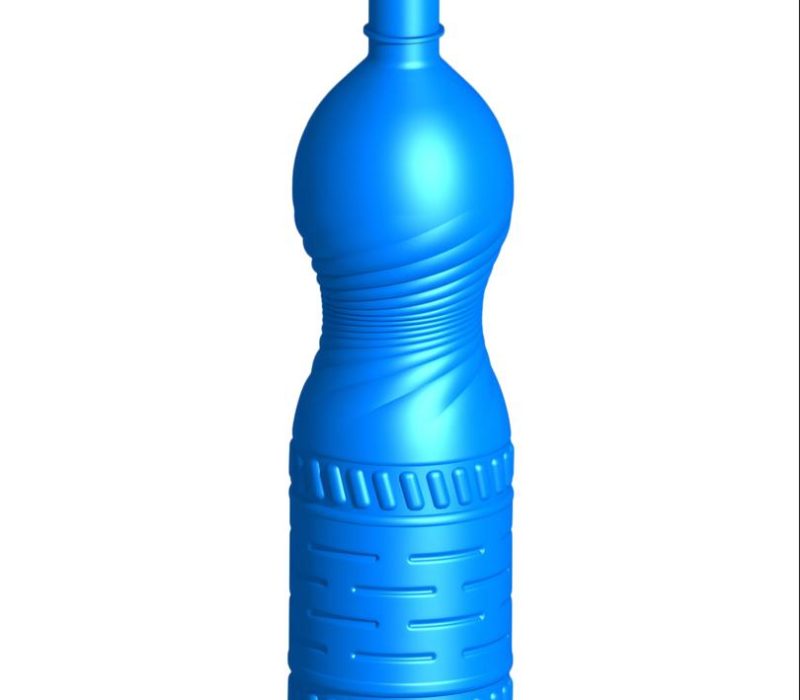 مدل طراحی شده بطری اب معدنی توسط نرم افزار کتیا