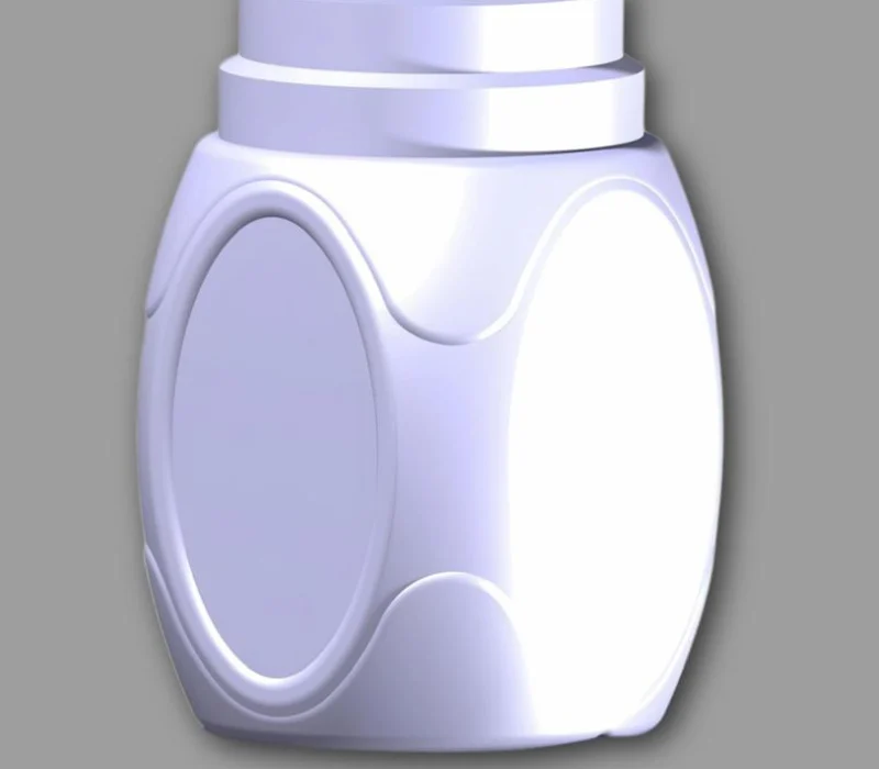 مدل طراحی شده دبه ماست